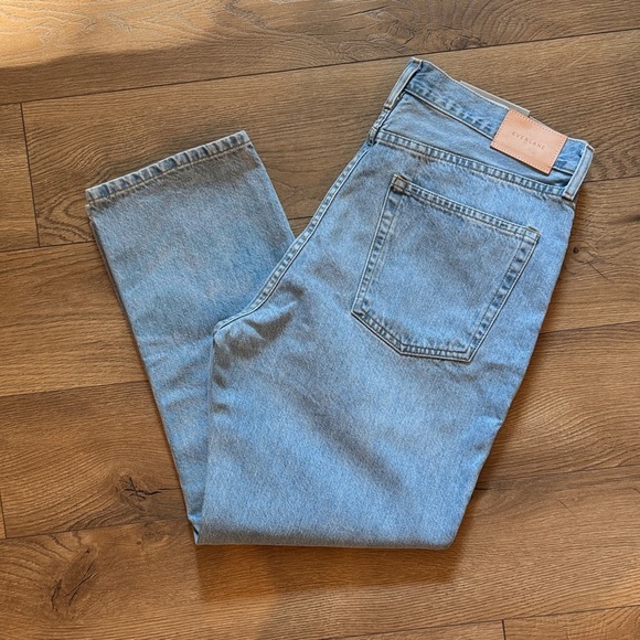 NWT Everlane Women’s The 90s Cheeky Jean Ankle Cut Light Blue Denim Pant Size 32 - Picture 3 of 9